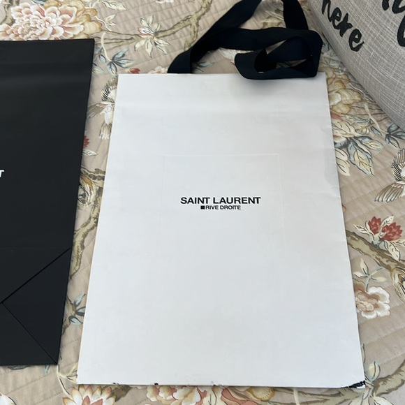 Saint Laurent Black And White Gift Bags - Picture 7 of 13